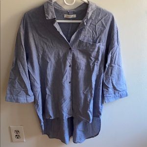 Striped oversized shirt